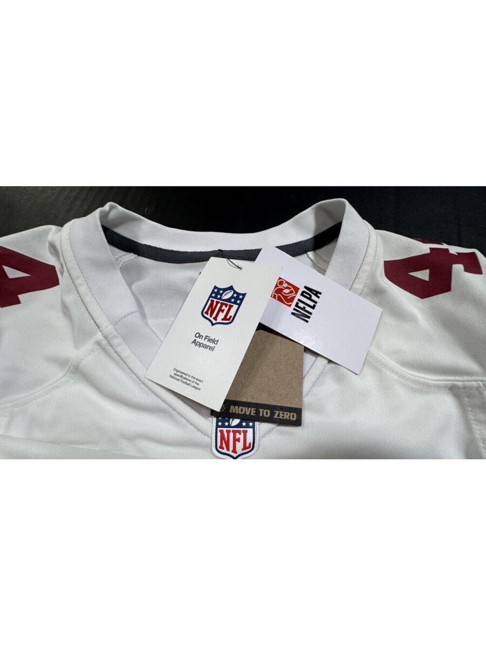 Nike Cam Skattebo New York Giants On Field Jersey White Womens Small NWT - Picture 9 of 9